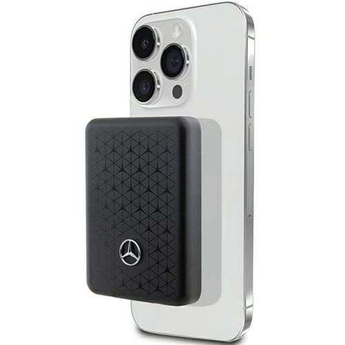 Powerbank Mercedes Stars Pattern MagSafe 15W 5000mAh - black, Mercedes 3666339145996 3666339145996