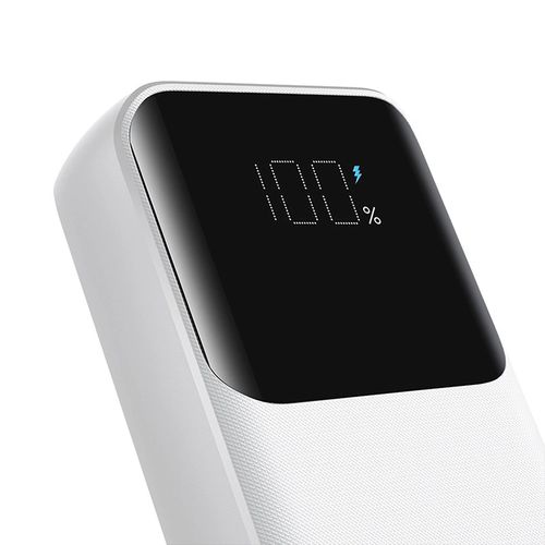 Mini power bank with built-in cables Joyroom JR-PBC06 30W 10000mAh - white, Joyroom 6956116776466 6956116776466