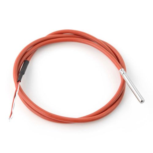 Waterproof probe with temperature sensor DS18B20 - 1m - brown - silicone DNG-10938 5904422307004