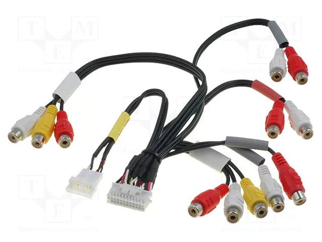 Connector; RCA; Alpine; PIN: 24 4CARMEDIA CONN.ALPINE.03