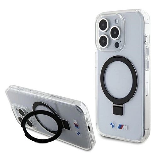 BMW Ring Stand M Collection MagSafe Case for iPhone 15 Pro - Clear, BMW 3666339199630 3666339199630