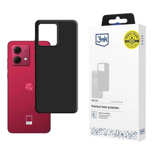 3mk Matt Case for Motorola Moto G84 5G - black, 3mk Protection 5903108539760 5903108539760