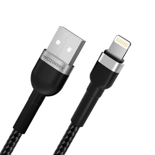 Wozinsky WNBAL2 USB-A / Lightning 2.4A cable 2 m - black, Wozinsky 5907769308703 5907769308703