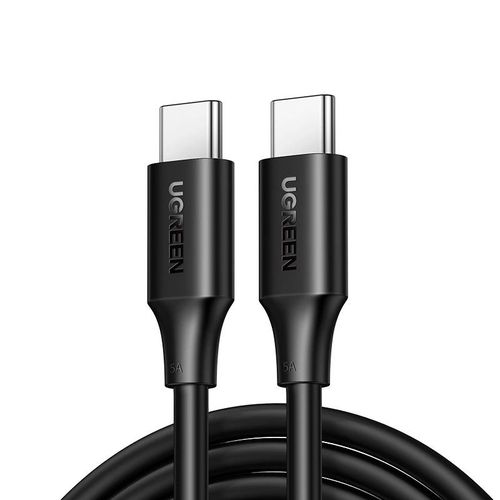 Ugreen US562 USB-C - USB-C PD QC cable 100W 5A 480Mb/s 1.5m - black, Ugreen 6941876211777 6941876211777