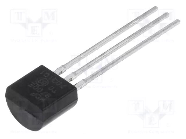 IC: temperature converter; LAT; Temp: -40÷125°C; 2.3÷5.5V; TO92 MICROCHIP TECHNOLOGY MCP9700-E/TO