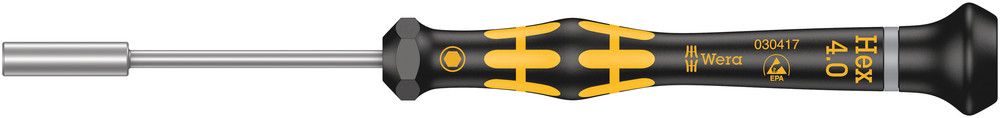 1569 ESD Nutdriver Kraftform Micro, 4.0x60, Wera 05030417001
