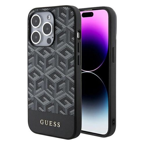 Guess GCube Stripes MagSafe case for iPhone 15 Pro - black, Guess 3666339194727 3666339194727