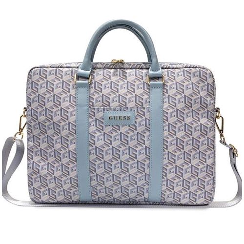 Guess GCube Stripes bag for a 16" laptop - blue, Guess 3666339119515 3666339119515