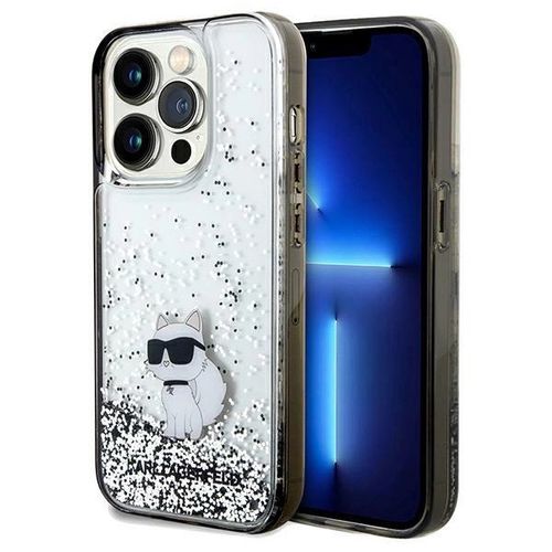 Karl Lagerfeld Liquid Glitter Choupette case for iPhone 14 Pro - transparent, Karl Lagerfeld 3666339164171 3666339164171