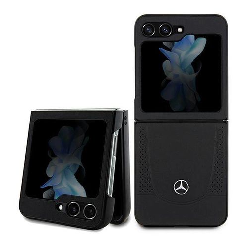 Mercedes Leather Urban case for Samsung Galaxy Z Flip 5 - black, Mercedes 3666339172039 3666339172039