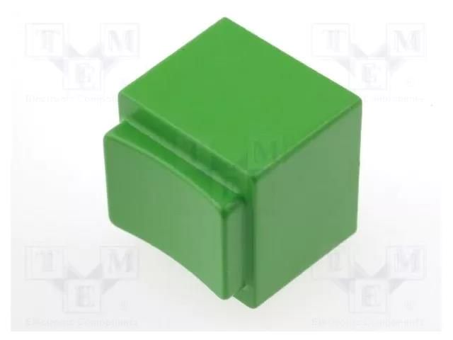 Button; full housing; green MEC MEC16700-G
