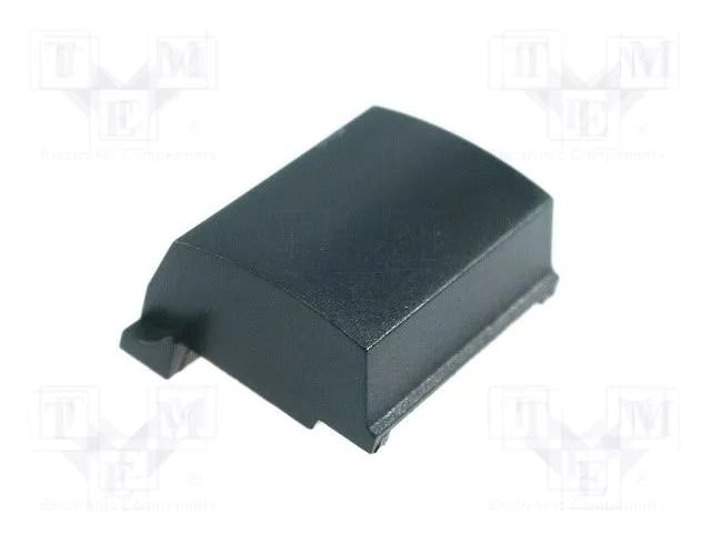 Button; black; plastic MEC MEC1B09