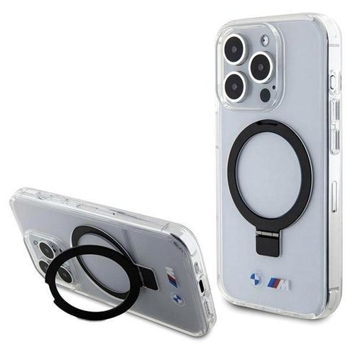 BMW Ring Stand M Collection MagSafe case for iPhone 15 Pro Max - transparent, BMW 3666339199647 3666339199647