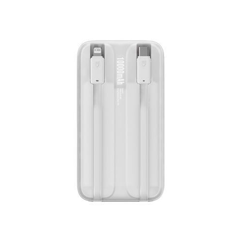 Baseus Comet Series powerbank with display 10000mAh 22.5W - white + USB-A - USB-C cable, Baseus 6932172628758 6932172628758