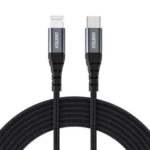 USB-C - Lightning Choetech IP0042 MFi cable 480Mb/s 3A 3m - black, Choetech 6971824975925 6971824975925