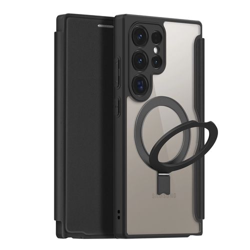 Dux Ducis Skin X Pro case with flap and magnetic ring for Samsung S24 Ultra - black, Dux Ducis 6934913020685 6934913020685