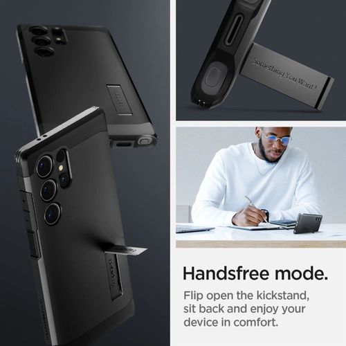 Spigen Tough Armor MagSafe case for Samsung Galaxy S24 Ultra - black, Spigen 8809971221887 8809971221887