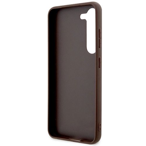 Guess 4G Big Metal Logo Case for Samsung Galaxy S24+ - Brown, Guess 3666339241254 3666339241254
