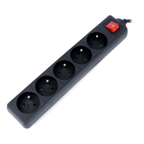 Power strip Lanberg witch switch black - 5 sockets - 1,5m IMP-14576 5901969415483