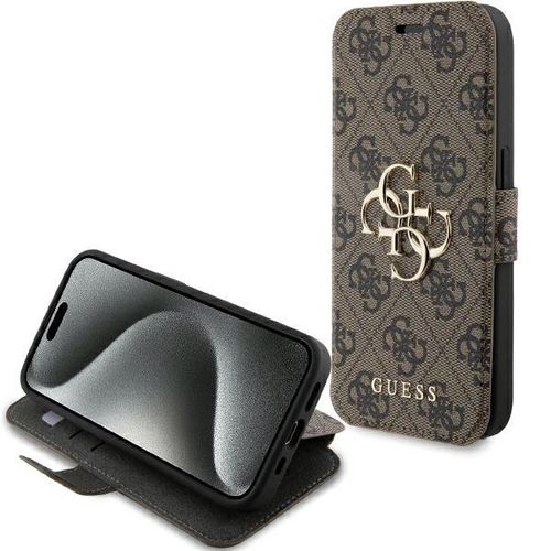 Guess 4G Metal Logo case for iPhone 15 Pro - brown, Guess 3666339194444 3666339194444