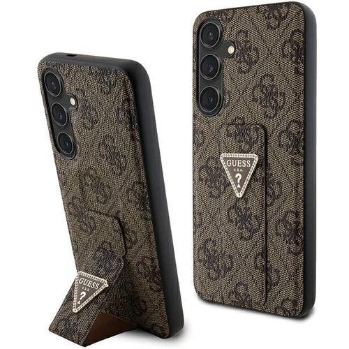 Guess GUHCS24SPGS4TDW S24 S921 brown/brown hardcase Grip Stand 4G Triangle Strass, Guess 3666339241421 3666339241421