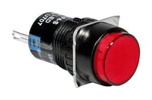 PILOT LIGHT, RED, 24V, SOLDER AL6M-P4-R