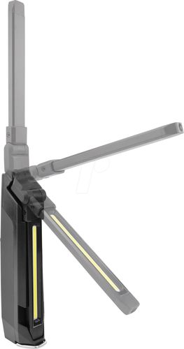 LED taskulamp, laetav , micro-USB, 500 lm, black / red, ANSMANN 1600-0307 4013674156719