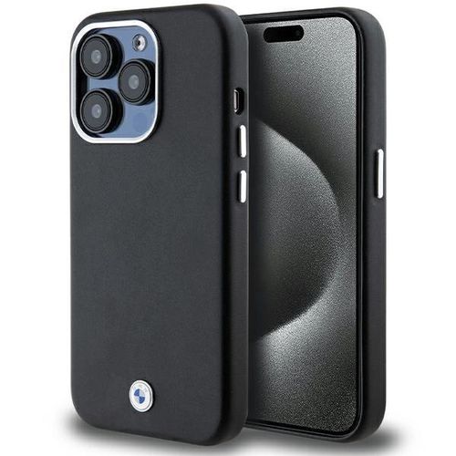 BMW Signature Wrapped Metal MagSafe case for iPhone 14 Pro - black, BMW 3666339233235 3666339233235