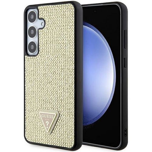 Guess Rhinestone Triangle case for Samsung Galaxy S24 - gold, Guess 3666339241094 3666339241094