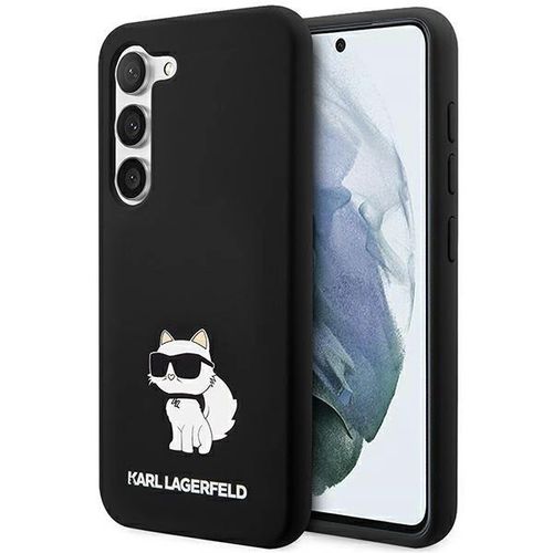 Karl Lagerfeld Silicone Choupette case for Samsung Galaxy S24+ - black, Karl Lagerfeld 3666339242336 3666339242336