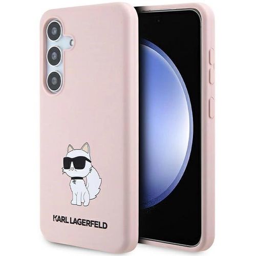 Karl Lagerfeld Silicone Choupette case for Samsung Galaxy S24+ - pink, Karl Lagerfeld 3666339242367 3666339242367