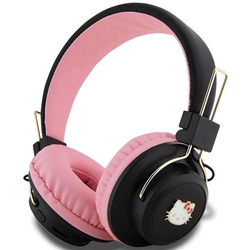 Hello Kitty Metal Logo Bluetooth on-ear headphones - pink, Hello Kitty 3666339190507 3666339190507