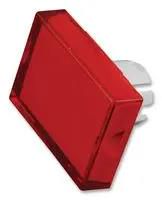 LENS, 21.5X15.3MM, RECT, PLASTIC, RED 51-903.2