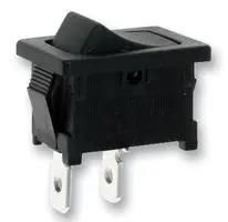 SWITCH, ROCKER, SPST, BLACK 1634202-1
