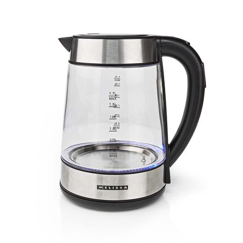 Digital Electric Kettle | 1.7 l | 2200 W | Glass | 50/70/80/90/100 °C Presets | 360° pirouette base | Concealed heating element | Strix® controller | Keep-warm function | Boil-dry protection 16130311 8711902090700