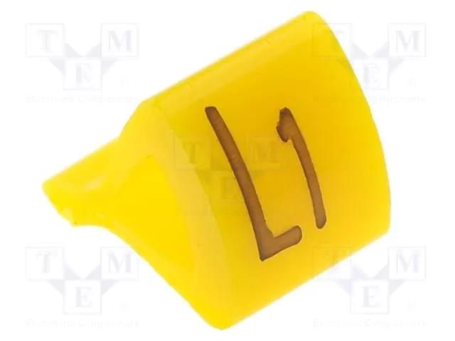 Markers; Marking: L1; 3÷6.5mm; H: 9mm; A: 7mm; -30÷100°C; leaded KURANT MZ-2/L1