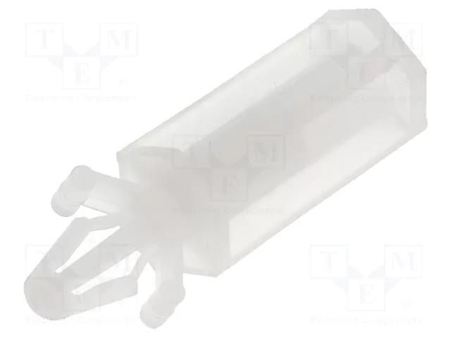 PCB distance; L: 19.1mm; Plate mount.hole dia: 4mm; natural KSS WIRING CS-19