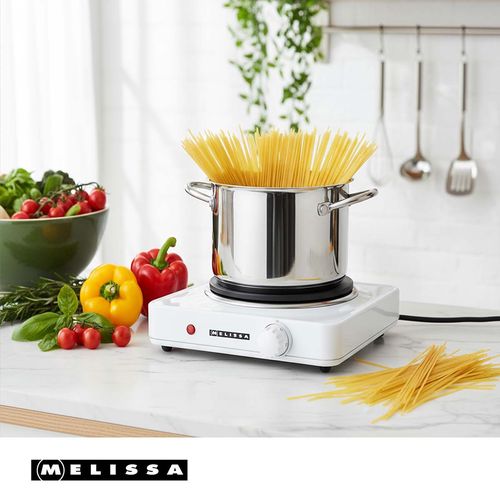 Electric Hot Plate | 1500 W | Ø 18.5 cm | 6 Heat settings | Non-slip feet | White 16350028 8711902090939