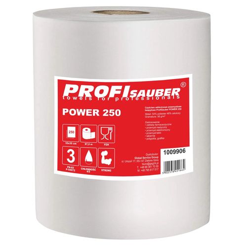 Absorbent nonwoven industrial cleaning cloth ProfiSauber POWER 250, Profi Sauber 1009906 1009906