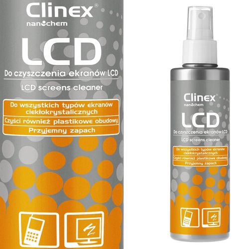 CLINEX LCD 200ML liquid for cleaning LCD screens and monitors of telephones, Clinex 77-687 77-687