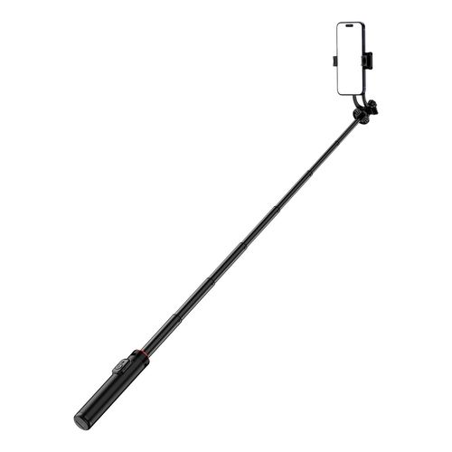 Selfie stick WC1Y2S 1.3m aluminum alloy telescopic tripod with phone holder - black, Wozinsky 5907769360626 5907769360626