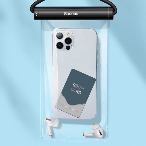 Baseus AquaGlide BS-PC030 case waterproof IPX8 with cylindrical clasp - black, Baseus P60263701113-00 P60263701113-00