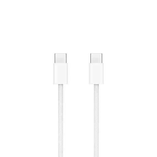 USB-C - USB-C Apple MQKJ3ZM/A 60W 1m cable - white, Apple MQKJ3ZM/A MQKJ3ZM/A