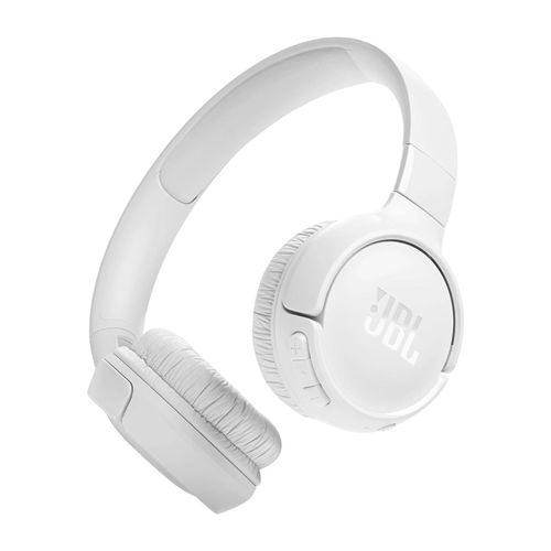 JBL Tune 520BT wireless on-ear Bluetooth 5.3 headphones - white, JBL JBLT520BTWHT JBLT520BTWHT