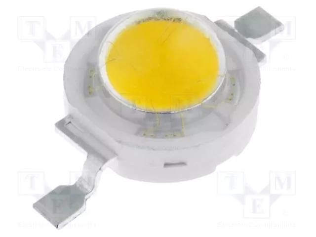 Power LED; white warm; EMITER; 5W; 3000K; 300lm; 140°; 1400mA OPTOSUPPLY OSM5X2E5D1E