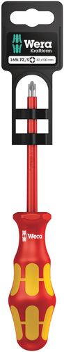 165 i PZ/S SB VDE Insulated screwdriver for PlusMinus screws (Pozidriv/slotted), 1 x # 2x100, Wera 05100022001