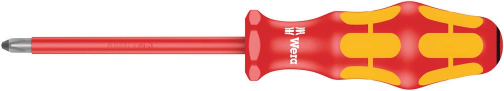 165 i PZ VDE Insulated screwdriver for Pozidriv screws, PZ 2x100, Wera 05006164001