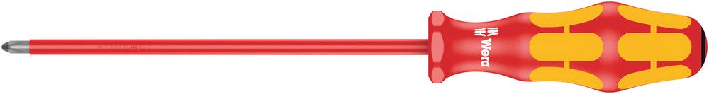 165 i PZ VDE Insulated screwdriver for Pozidriv screws, PZ 1x150, Wera 05006163001