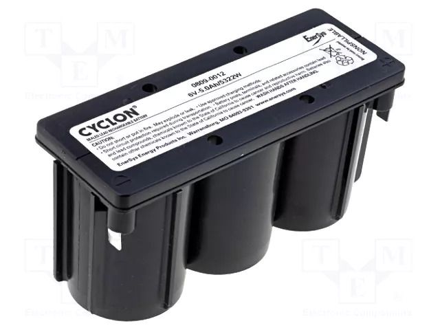 Re-battery: acid-lead; 6V; 5Ah; Size: MONOBLOK; AGM; 139x54x77mm ENERSYS CYCLON-X6