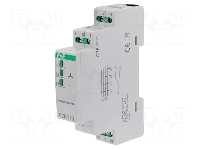 Voltage monitoring relay; phase asymmetry,phase failure; CZF F&F CZF-310